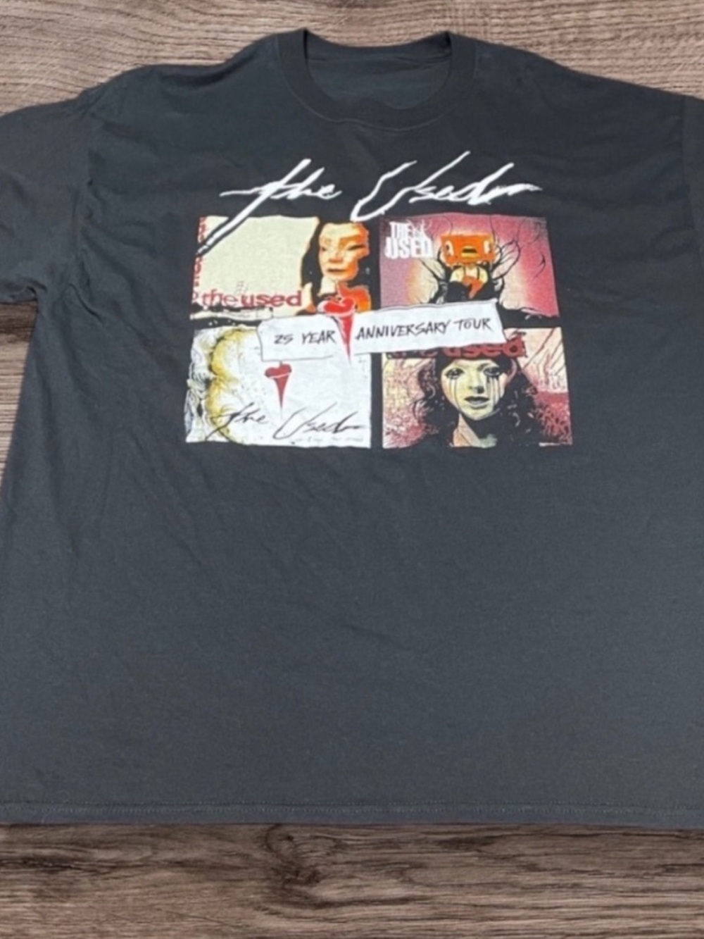 The Used Anniversary Tour Shirt size 2XL